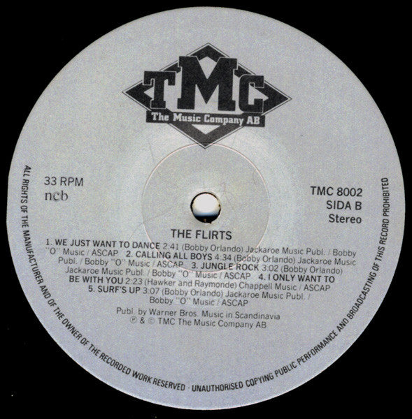 The Flirts ~ 10¢ A Dance (Vinyl) - Djungel & Jazz