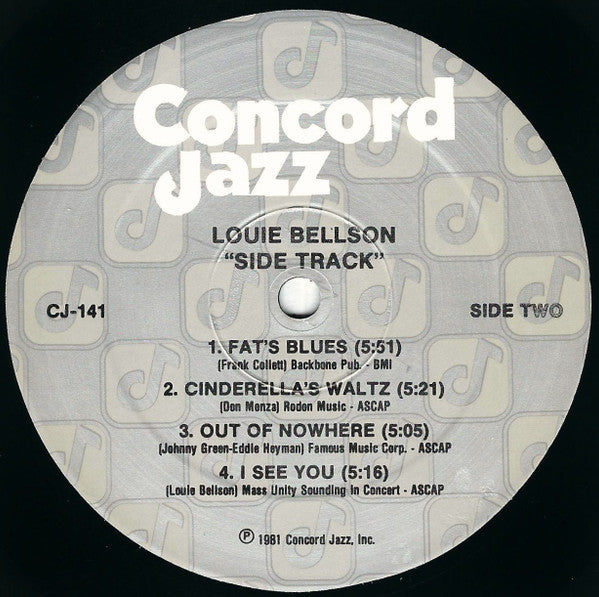 Louis Bellson ~ Side Track (Vinyl) - Djungel & Jazz