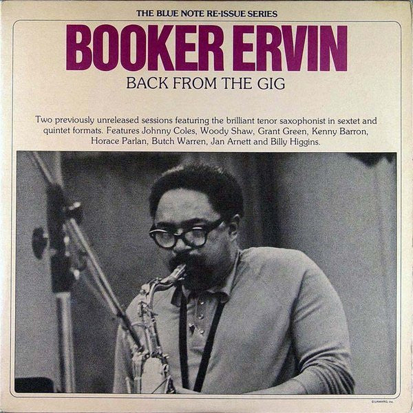 Booker Ervin ~ Back From The Gig (Vinyl) - Djungel & Jazz