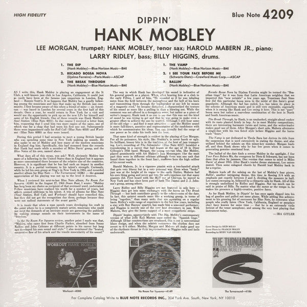 Hank Mobley ~ Dippin' (Vinyl) - Djungel & Jazz