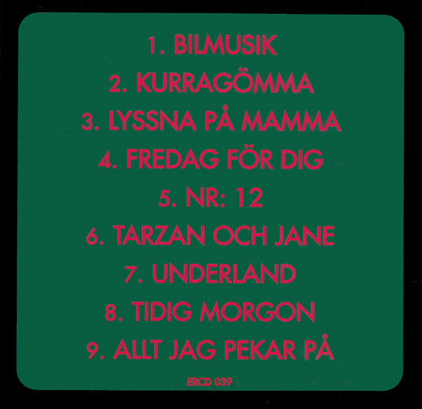 Page ~ Hallå! (Var Tog Månbasen Vägen?) (Vinyl) - Djungel & Jazz