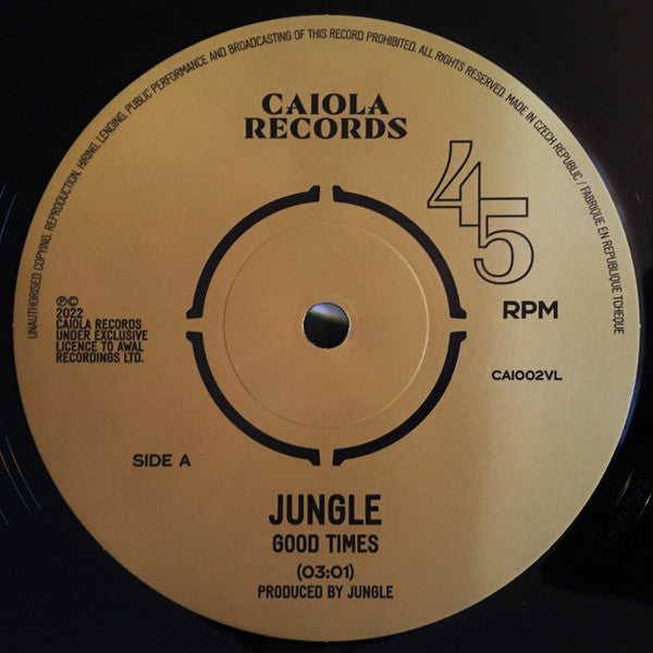 Jungle ~ Good Times / Problemz (Vinyl) - Djungel & Jazz