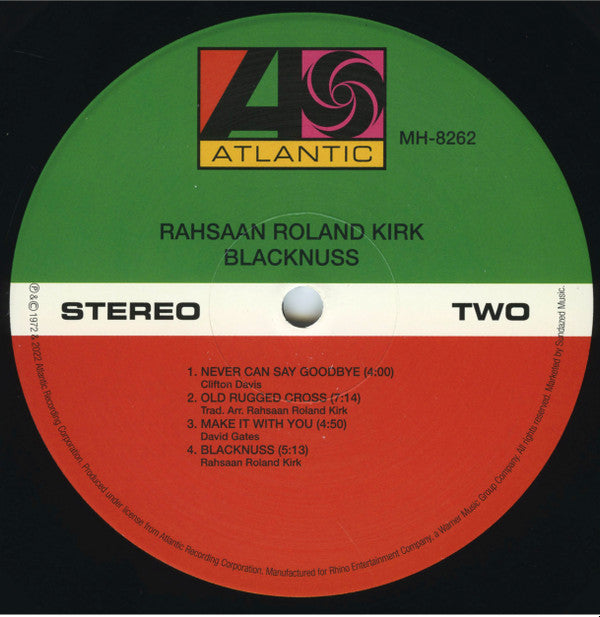 Rahsaan Roland Kirk ~ Blacknuss (Vinyl) - Djungel & Jazz