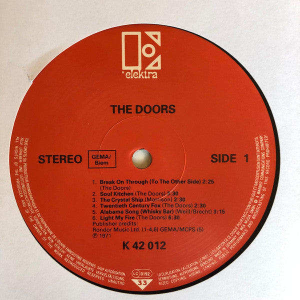 The Doors ~ The Doors (Vinyl) - Djungel & Jazz