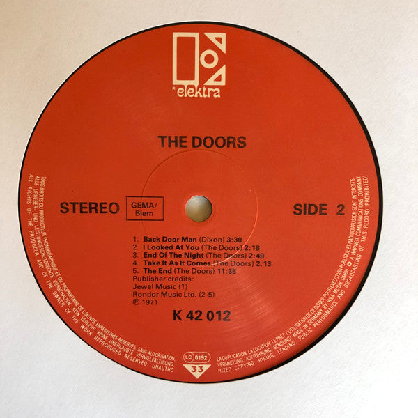 The Doors ~ The Doors (Vinyl) - Djungel & Jazz