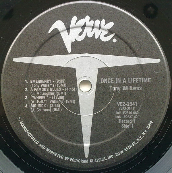 Anthony Williams ~ Once In A Lifetime (Vinyl) - Djungel & Jazz