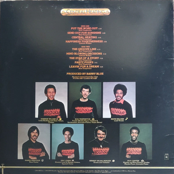 Heatwave ~ Central Heating (Vinyl) - Djungel & Jazz