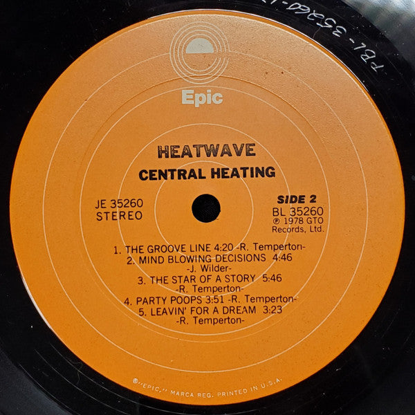 Heatwave ~ Central Heating (Vinyl) - Djungel & Jazz