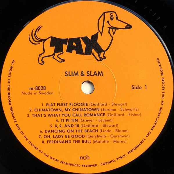 Slim And Slam ~ Slim And Slam (Vinyl) - Djungel & Jazz