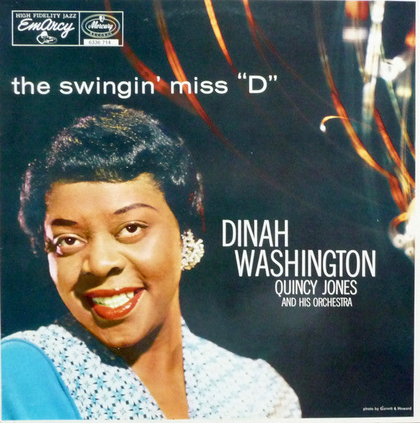 Dinah Washington & Quincy Jones And His Orchestra ~ The Swingin' Miss "D" (Vinyl) - Djungel & Jazz