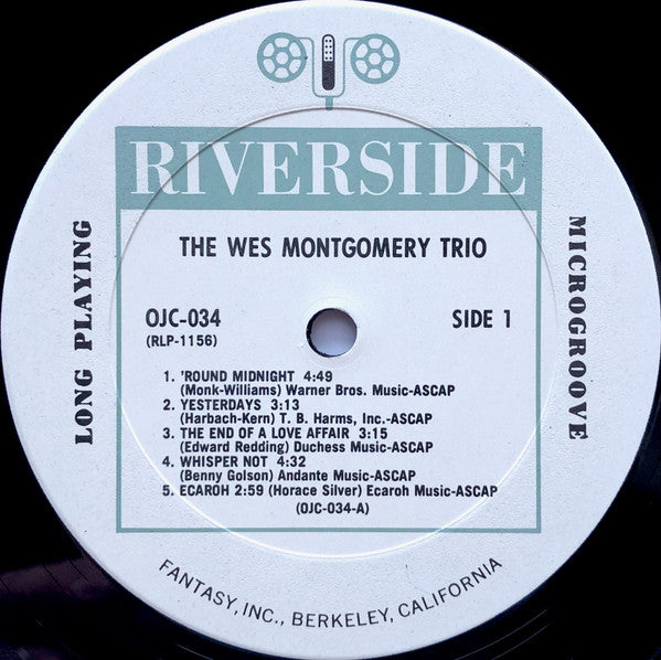 The Wes Montgomery Trio ~ A Dynamic New Sound: Guitar/Organ/Drums (Vinyl) - Djungel & Jazz