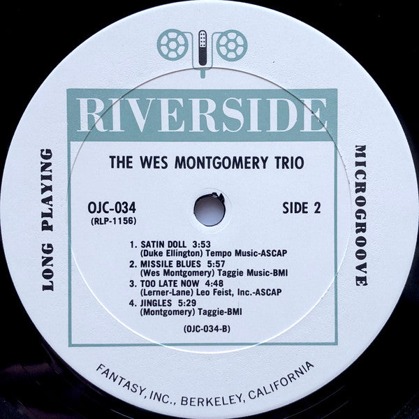 The Wes Montgomery Trio ~ A Dynamic New Sound: Guitar/Organ/Drums (Vinyl) - Djungel & Jazz