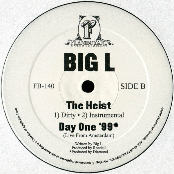 Big L ~ We Got This / The Heist / Day One '99 (Vinyl) - Djungel & Jazz