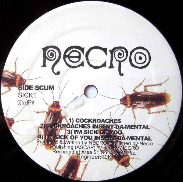 Necro : Cockroaches EP (12", EP)