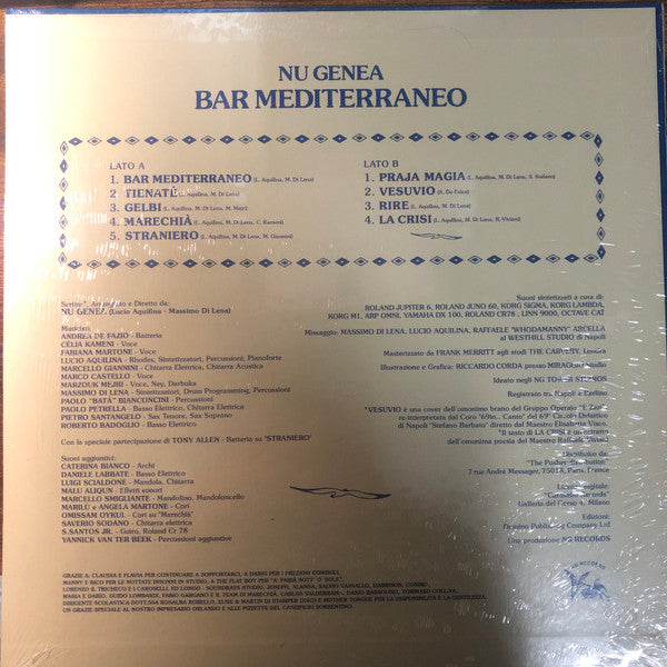 Nu Genea ~ Bar Mediterraneo (Vinyl) - Djungel & Jazz