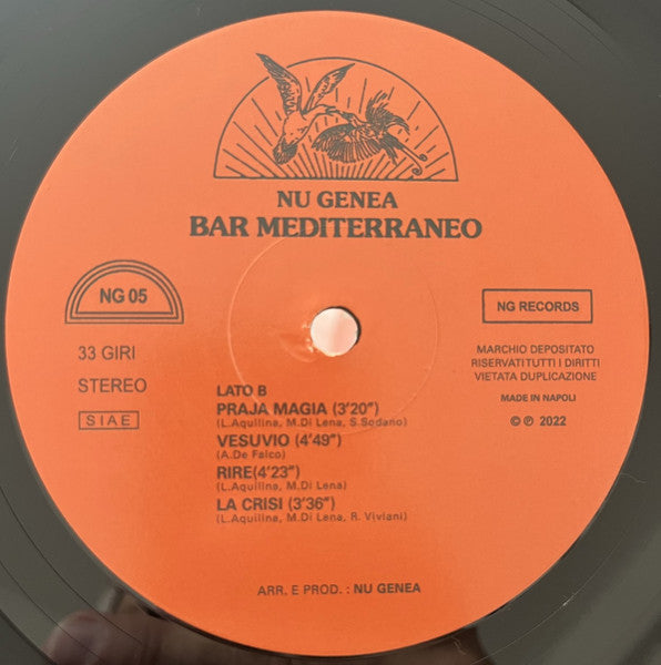 Nu Genea ~ Bar Mediterraneo (Vinyl) - Djungel & Jazz