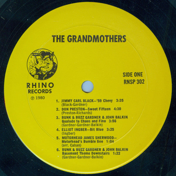 Grandmothers ~ An Anthology Of Previously Unreleased Recordings By Ex-Members Of The Mothers Of Invention (Vinyl) - Djungel & Jazz