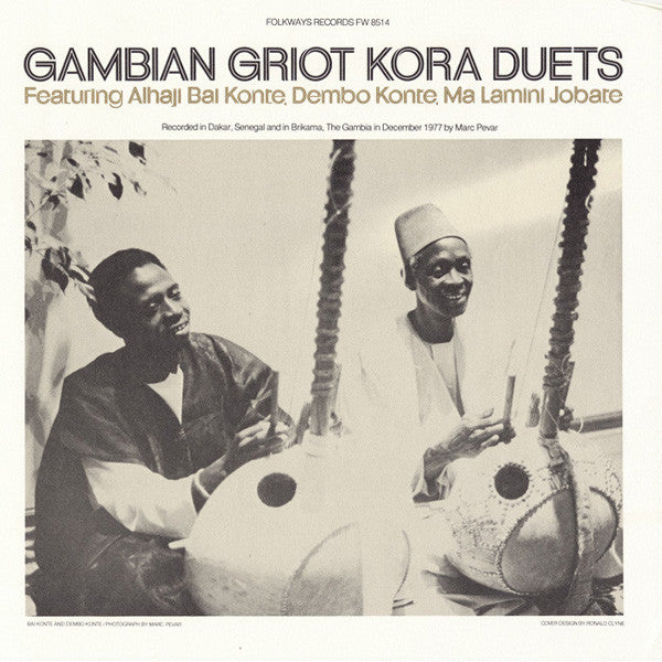Alhaji Bai Konte, Dembo Konte & Malamini Jobarteh ~ Gambian Griot Kora Duets (Vinyl) - Djungel & Jazz