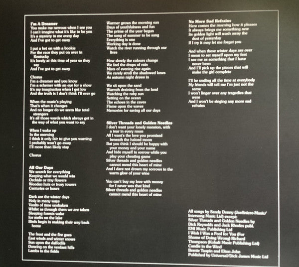 Sandy Denny ~ Rendezvous (Vinyl) - Djungel & Jazz