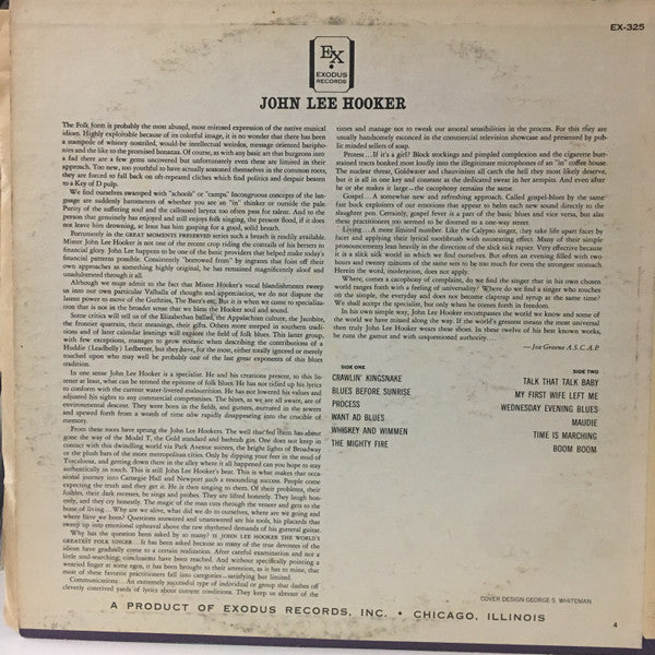 John Lee Hooker : Is He The World's Greatest Blues Singer? (LP, Comp, Bla)
