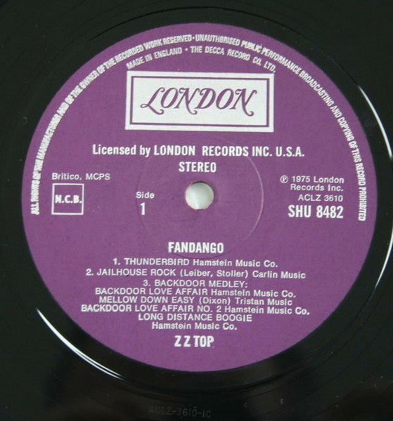 ZZ Top ~ Fandango! (Vinyl) - Djungel & Jazz