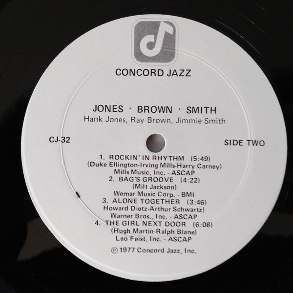 Jones, Brown, Smith ~ Jones - Brown - Smith (Vinyl) - Djungel & Jazz