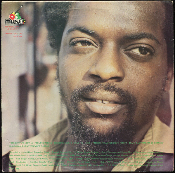 Junior Delgado : Taste Of The Young Heart (LP, Album)