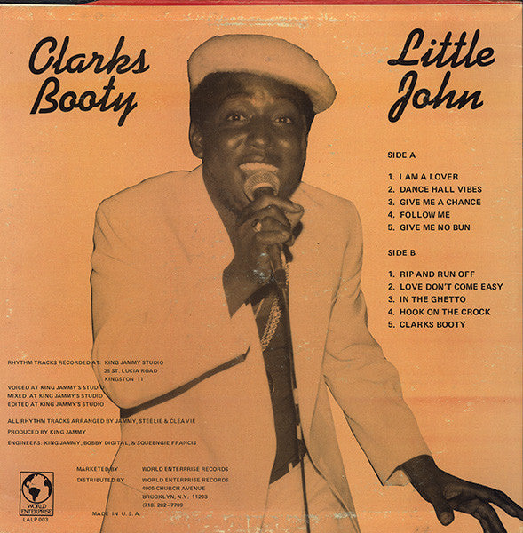 Little John : Clarks Booty (LP, Album)
