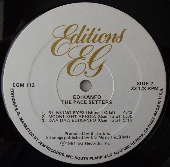 Edikanfo ~ The Pace Setters (Vinyl) - Djungel & Jazz