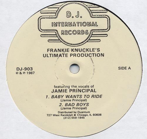Frankie Knuckles Featuring Jamie Principle : Ultimate Production (12")