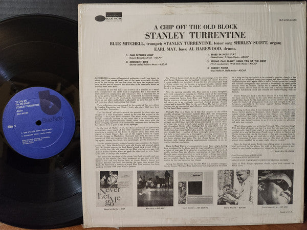 Stanley Turrentine ~ A Chip Off The Old Block (Vinyl) - Djungel & Jazz