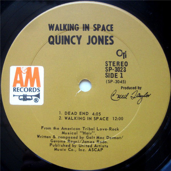 Quincy Jones ~ Walking In Space (Vinyl) - Djungel & Jazz