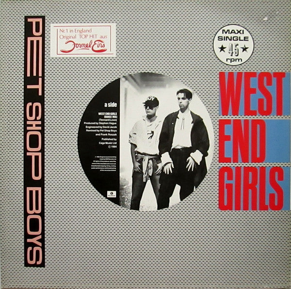 Pet Shop Boys : West End Girls (12", Maxi)