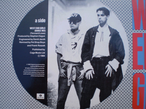 Pet Shop Boys : West End Girls (12", Maxi)