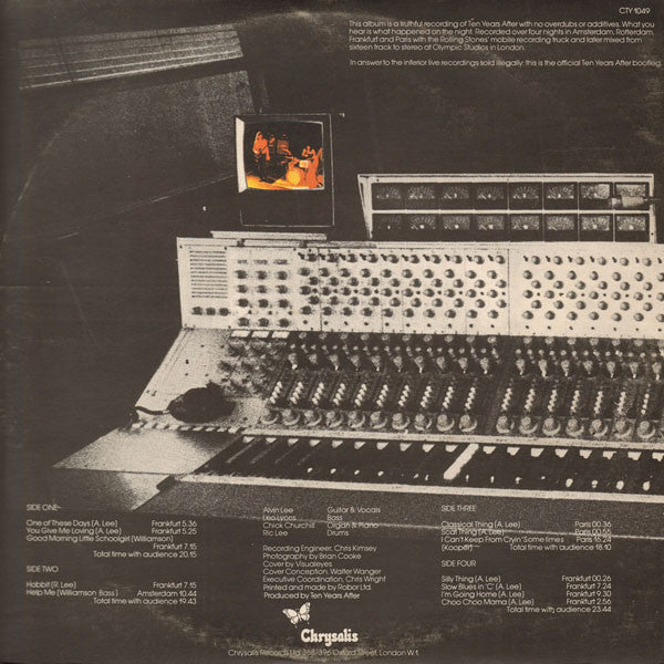 Ten Years After ~ Recorded Live (Vinyl) - Djungel & Jazz
