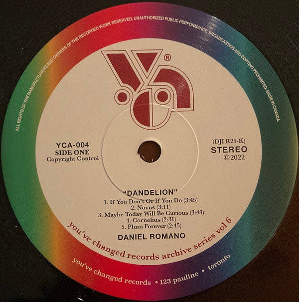 Daniel Romano ~ Dandelion (Vinyl) - Djungel & Jazz