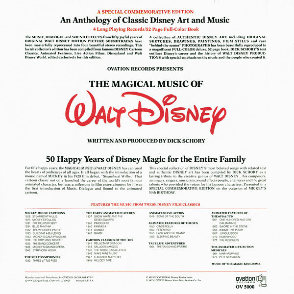 Various ~ The Magical Music Of Walt Disney (Vinyl) - Djungel & Jazz