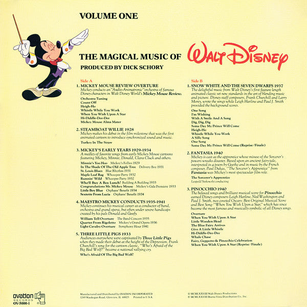 Various ~ The Magical Music Of Walt Disney (Vinyl) - Djungel & Jazz