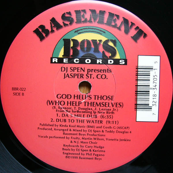 DJ Spen Presents Jasper Street Co. ~ God Helps Those (Who Help Themselves) (Vinyl) - Djungel & Jazz