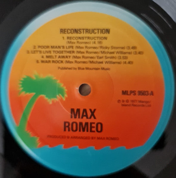 Max Romeo : Reconstruction (LP, Album)