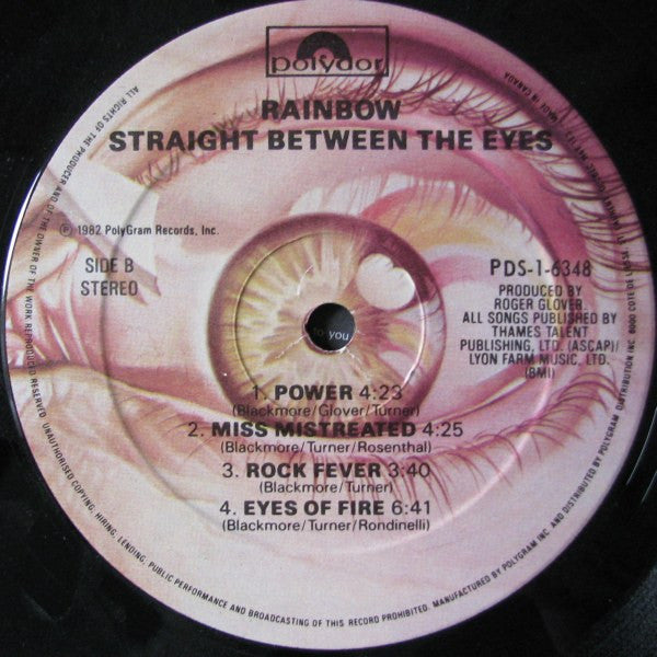 Rainbow ~ Straight Between The Eyes (Vinyl) - Djungel & Jazz