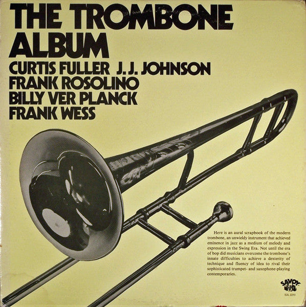 Curtis Fuller, J.J. Johnson, Frank Rosolino, J. Billy VerPlanck, Frank Wess ~ The Trombone Album (Vinyl) - Djungel & Jazz