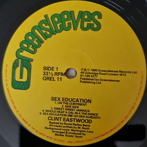 Clint Eastwood ~ Sex Education (Vinyl) - Djungel & Jazz
