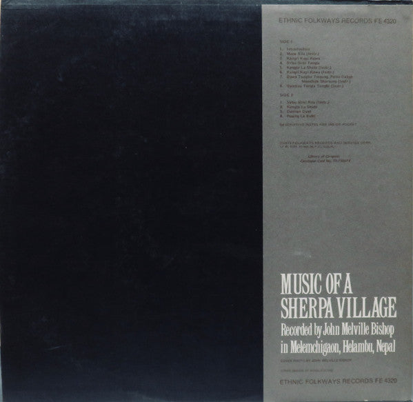 Various ~ Music Of A Sherpa Village (Vinyl) - Djungel & Jazz