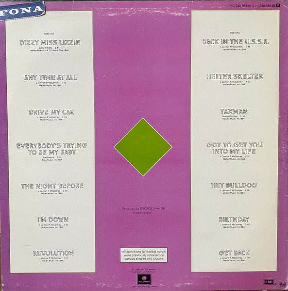 The Beatles ~ Rock 'n' Roll Music, Volume 2 (Vinyl) - Djungel & Jazz