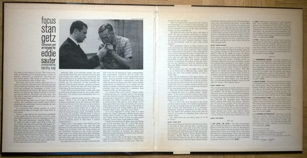 Stan Getz / Eddie Sauter ~ Focus (Vinyl) - Djungel & Jazz