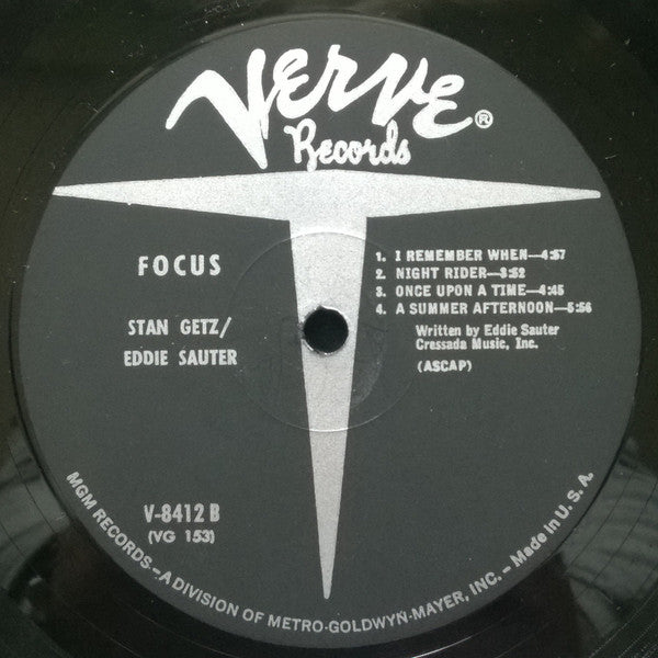 Stan Getz / Eddie Sauter ~ Focus (Vinyl) - Djungel & Jazz