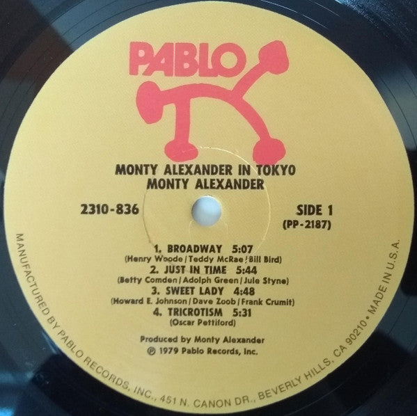 Monty Alexander ~ In Tokyo (Vinyl) - Djungel & Jazz