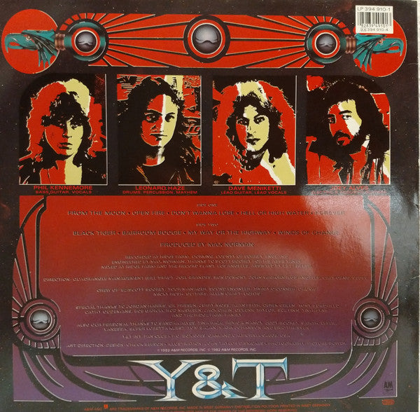Y & T ~ Black Tiger (Vinyl) - Djungel & Jazz