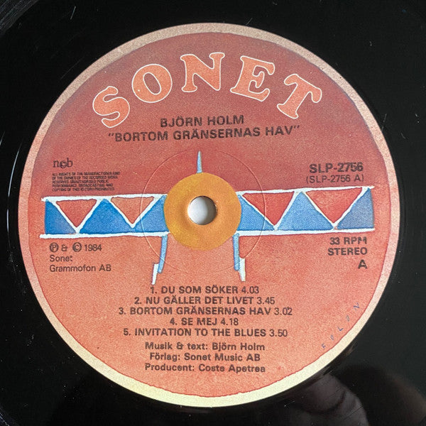 Björn Holm ~ Bortom Gränsernas Hav (Vinyl) - Djungel & Jazz